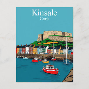 Kinsale Cork Ireland Harbor Briefkaart