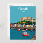 Kinsale Cork Ireland Harbor Briefkaart (Voorkant / Achterkant)