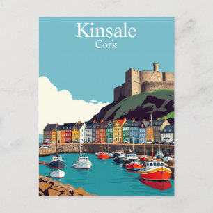 Kinsale Cork Ireland Irish Coastal Village Briefkaart