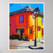 Kinsale Cork Ireland Poster de style rétro (Devant)