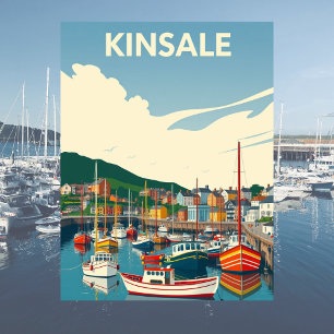 Kinsale Cork Ireland Travel Briefkaart