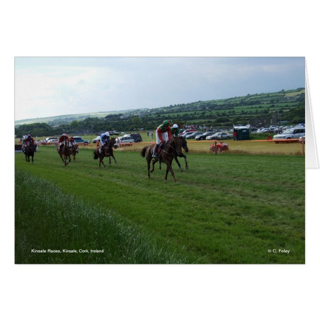 Kinsale Races kaart (Voorkant Horizontaal)