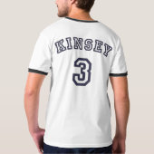 Kinsey 3 Navy T-shirt (Achterkant volledig)