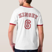Kinsey 6 Red T-shirt (Achterkant volledig)