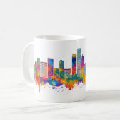Kinshasa DR Congo Skyline Koffiemok (Voorkant links)
