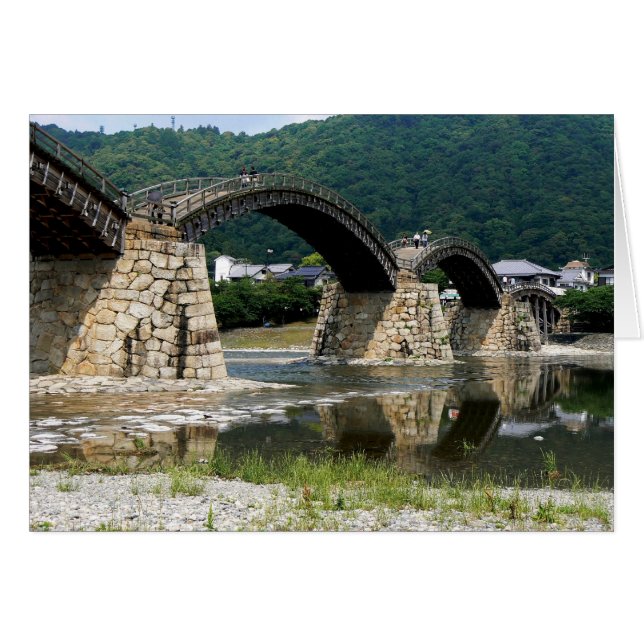 Kintai Bridge in Iwakuni in Japan (Voorkant Horizontaal)