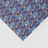 Kintsugi glazen patroon achtergrond - tissuepapier (Detail)