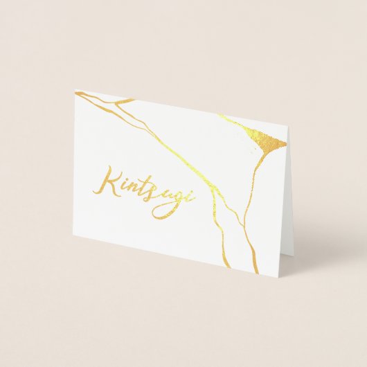 Kintsugi Gold Folie Kaarten (Voorkant)