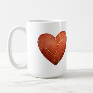 Kintsugi-hart Koffiemok