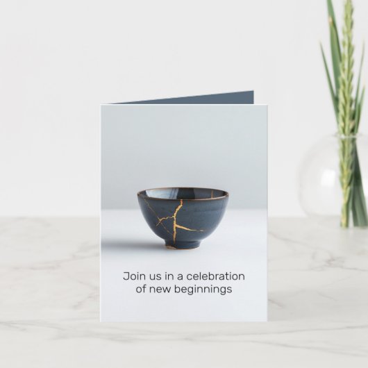 Kintsugi Invitation de nouveaux débuts (Devant)
