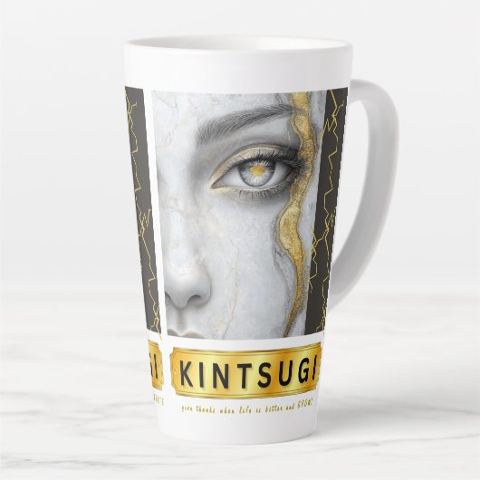 KINTSUGI Latte Mug (Angle droit)