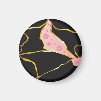 Kintsugi-magneet met kersenbloesemaccenten magneet