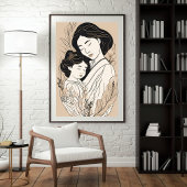 Kintsugi Moeder – Schoonheid in Onvolkomenheid & L Poster