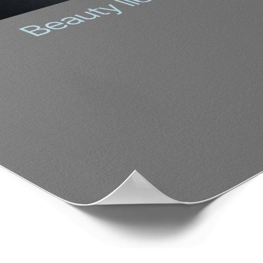 Kintsugi Poterie Poster série | Gris (Coin)