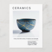 Kintsugi Pottery Post Kaart (Voorkant)