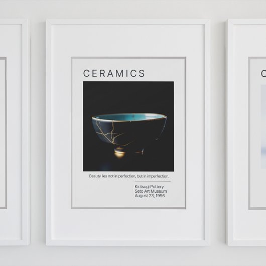 Kintsugi Pottery Poster Series | wit