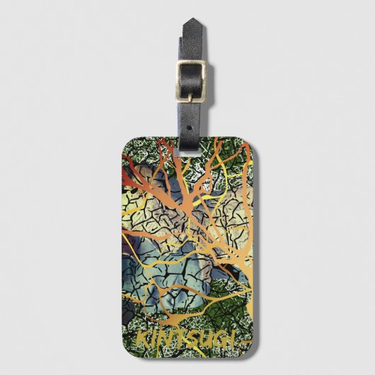 Kintsugi - reparierte Identität Bagagelabel (Voorkant (verticaal))