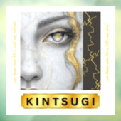 Kintsugi-vensterbinding Raamsticker (Vel 3)