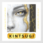 Kintsugi-vensterbinding Raamsticker (Vel)