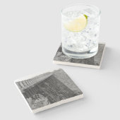 Kinzua Bridge Skywalk Stenen Onderzetter (Zijkant)