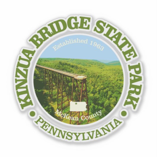 Kinzua Bridge SP Sticker (Voorkant)