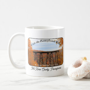 Kinzua Bridge State Park Herfst Festival Souvenir Koffiemok