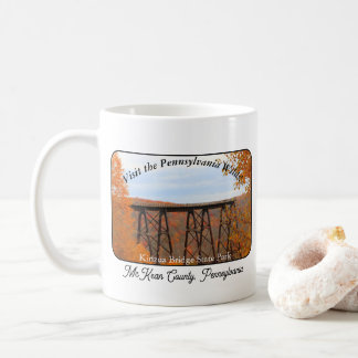Kinzua Bridge State Park Herfst Festival Souvenir Koffiemok
