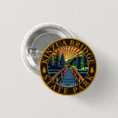 Kinzua Bridge State Park Pennsylvania Retro Badge (Devant & derrière)