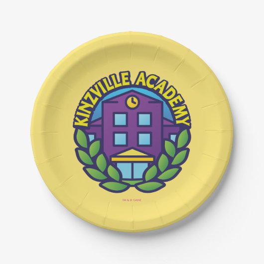 Kinzville Academy Logo Papieren Bordje (Voorkant)
