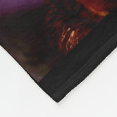 "Kiowa Chief" original art Fleece Deken (Hoek)