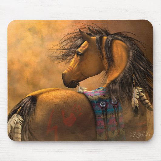 Kiowa Gold Art Mousepad Muismat (Voorkant)