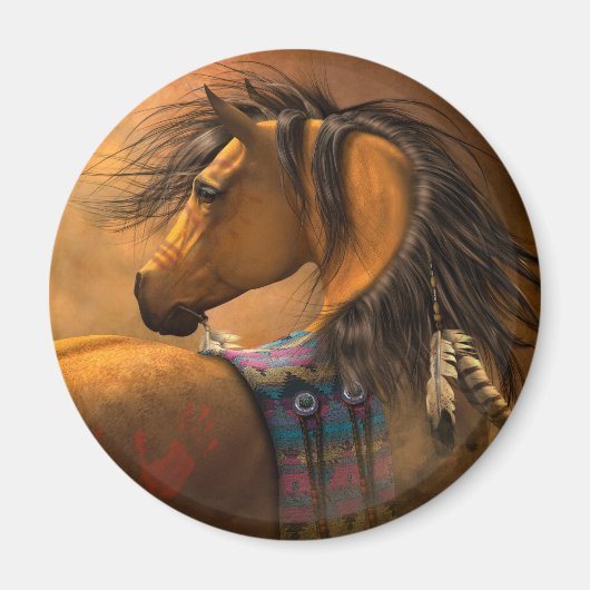 Kiowa gouden magneet (Voorkant)