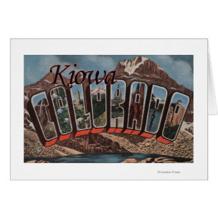 Kiowa, lettre ScenesKiowa, Co de ColoradoLarge