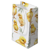 Kip 1e verjaardag Boerderij Verjaardag Klein Cadeauzakje (Achterkant Gekanteld)