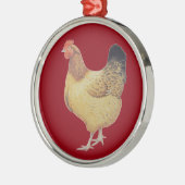 Kip 2012 metalen ornament (Links)