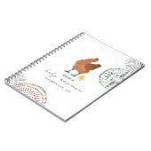 Kip Baby shower Guest Book Notitieboek (Linkerzijde)