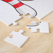 Kip bij Bowling met Bowling-pin Legpuzzel (Zijkant)