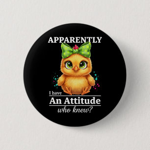 Kip, blijkbaar heb ik een grappige houding ronde button 5,7 cm