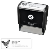 Kip Boerderij Adres Zelfinktende Stempel (In situ)