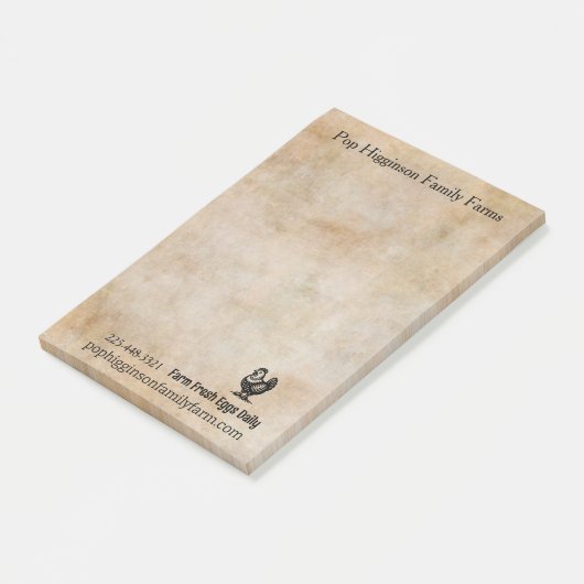 Kip Boerderij Post-it® Notes (Schuin)