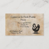  Kip Boerderij Visitekaartje (Achterkant)