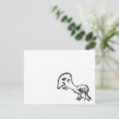 Kip Briefkaart (Staand voorkant)