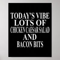 Kip Caesar Salade Kleding Geweldig Grappig Con Bit