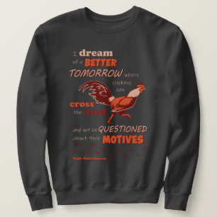 Kip Citaat Heren Sweatshirt