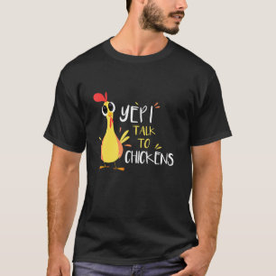 Kip Cute Boerderij Dier Liefhebber Grafisch T-shirt