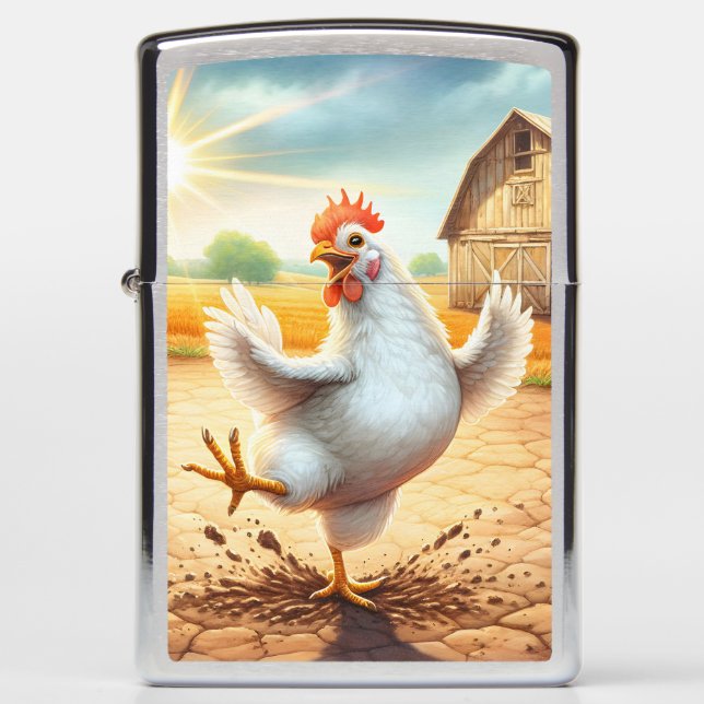 Kip dansen in Barnyard (Voorkant)
