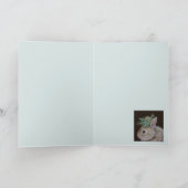 Kip de baby bunny card af kaart (Binnen)