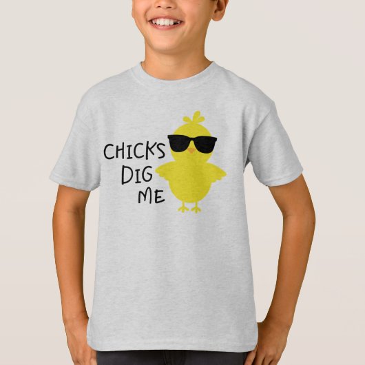 Kip dig me boys Pasen T-shirt (Voorkant)
