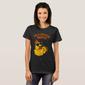 Kip Eet Taco Grappige Boerderij Dier Quotes Mexica T-shirt (Voorkant volledig)