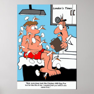Kip & Ei Pocken Grappige Verzamelde Canvas Prints